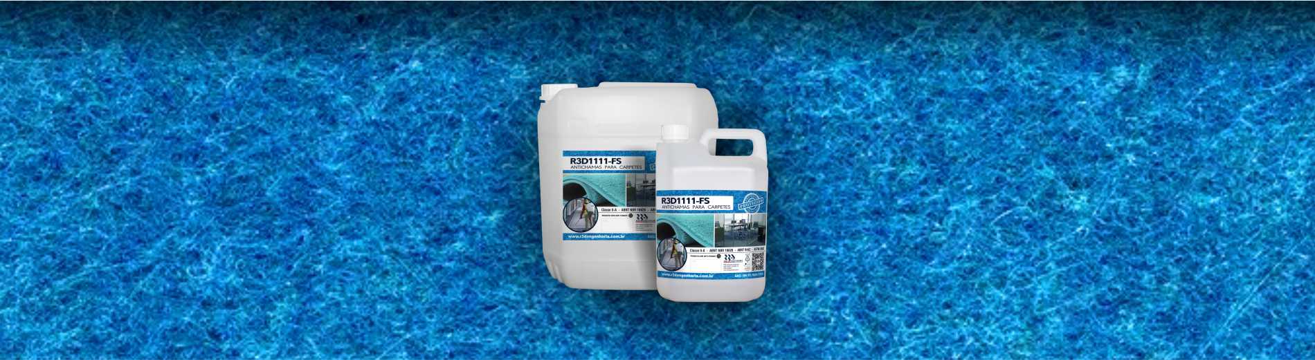 Produto antichamas para carpetes