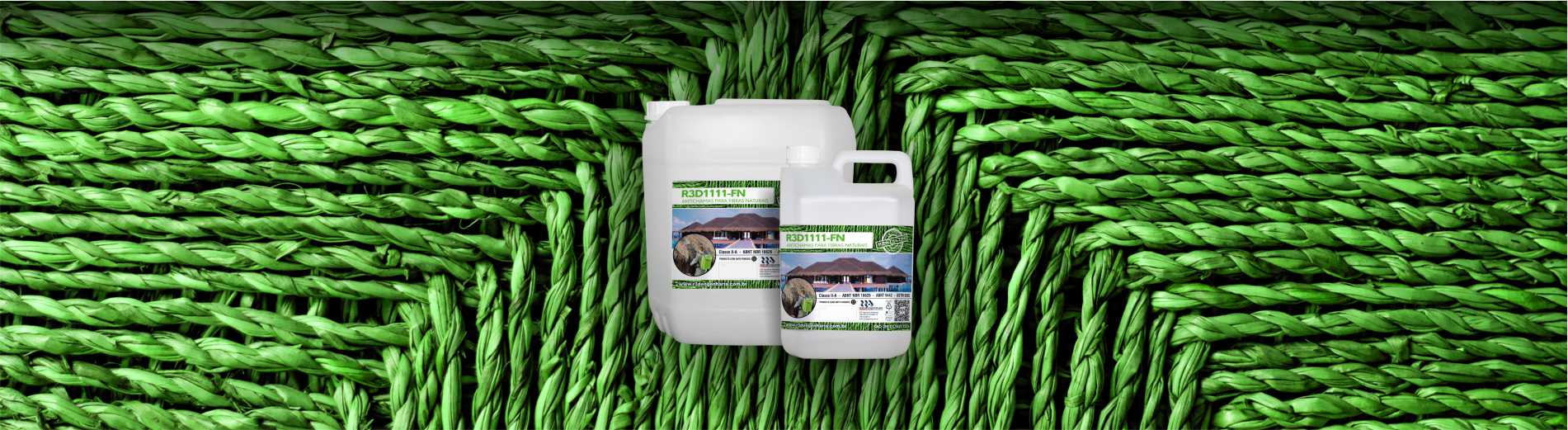 Produto antichamas para fibras naturais